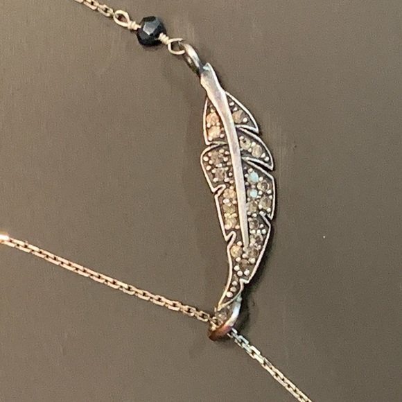 Jewelry - Lariat Diamond Leaf Necklace